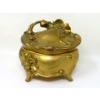 Image 4 : Vintage Glass Tray and Gold Filigree Dresser Items