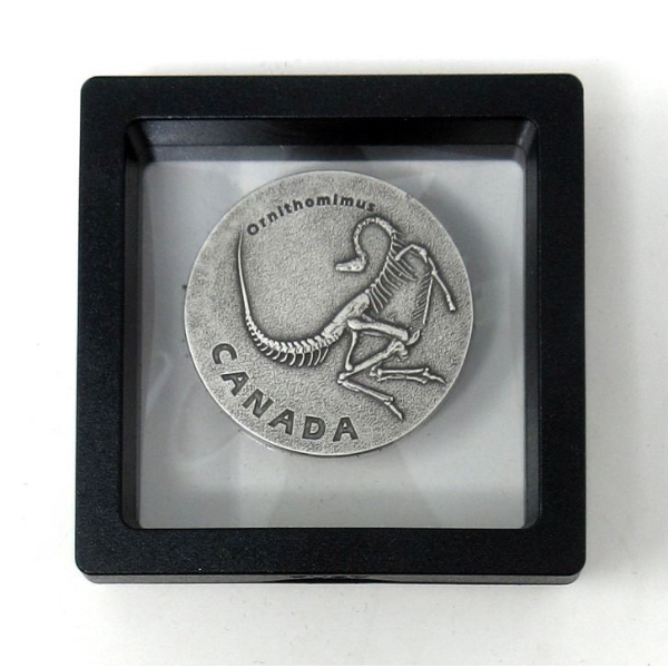 2017 .9999 Silver 1 Oz Ancient Canada Ornithomimus Coin 
