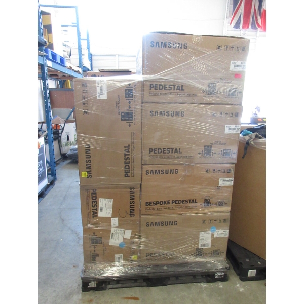 Skid of Assorted Samsung Laundry Pedestals