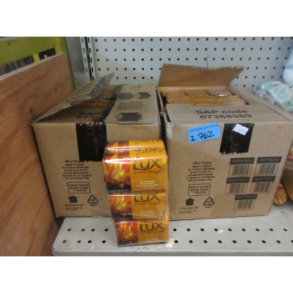 2 Cases of Lux "Dream Delight" Scented Bar Soap