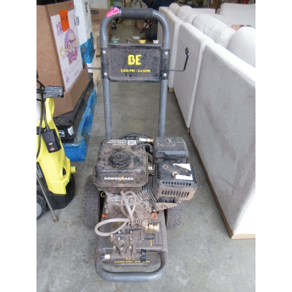 BE  3400 PSI Gas Pressure Washer with Hose