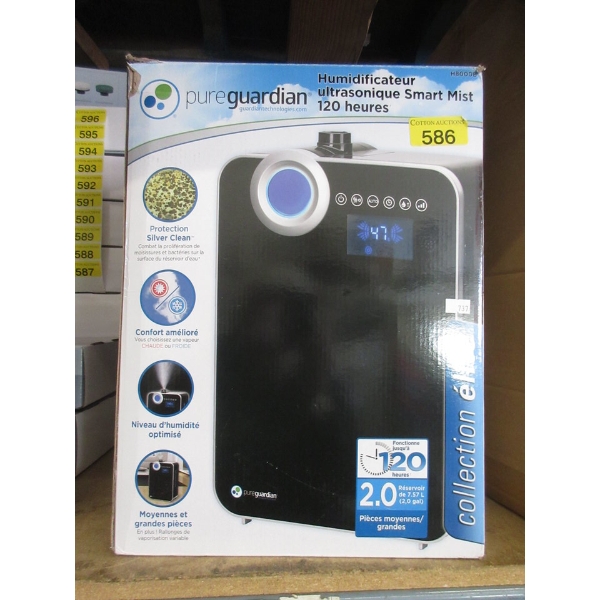 Pureguardian 120-Hr Smart Mist Ultrasonic Humidifier