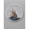 Image 1 : 3/4 Oz .9999 Silver Three Masted Schooner $15 Coin
