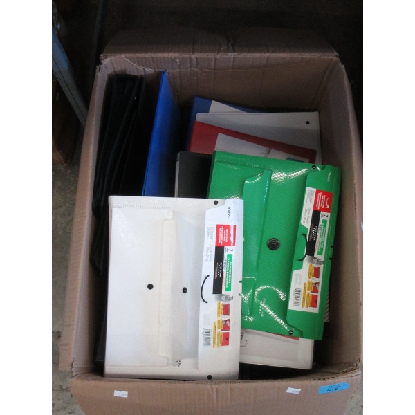 15+ Assorted Binders & Accordion Folders
