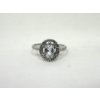 Image 1 : Blue Topaz & Diamond Sterling Silver Cocktail Ring