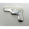 Image 2 : 2 Oz .999 Silver 2D Revolver Pistol Bar 