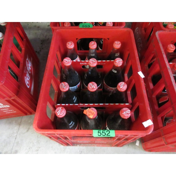 Vintage Wometco Crate with 12 Unopened Pop Bottles