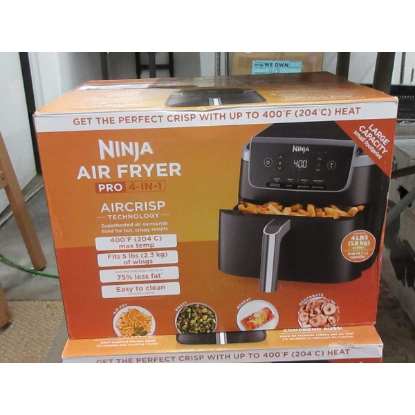 1750 Watt Ninja Air Fryer Pro - 5 Quart/4.7 L