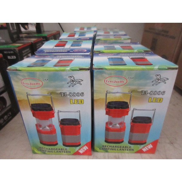 4 New Mini LED Camping Lanterns in Boxes