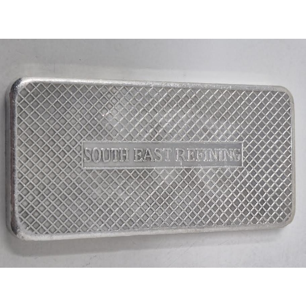 10 Oz .999+ Silver South East Refining Bar 