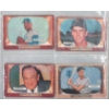 Image 1 : Four 1955 Bowman "Color TV" Baseball Trading Cards