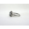 Image 2 : Blue Topaz & Diamond Sterling Silver Cocktail Ring
