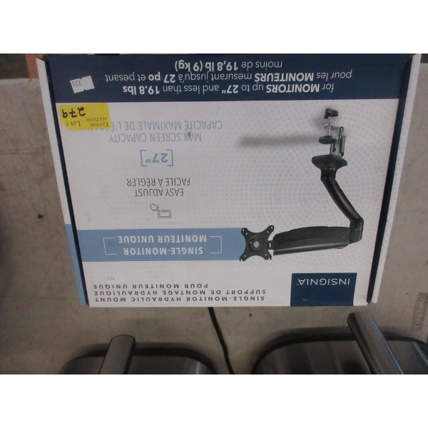 Insignia 27" Single Monitor Hydraulic Mount