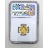 Image 2 : 3 Gram .999 Fine Gold 2016 Certified Panda Coin 