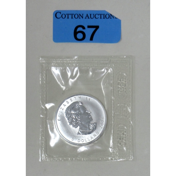 Flex Sealed 1 Oz .9999 Silver 2006 Maple Leaf Coin 