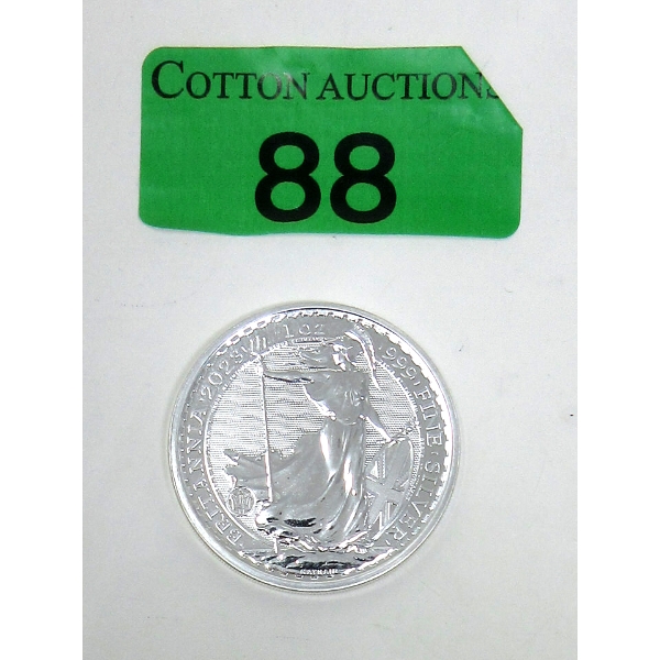 1 Oz .999 Silver 2023 Britannia Coin 