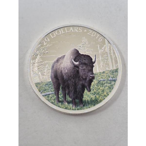 1 Oz .9999 Silver 2016 Majestic Animals II Coin 