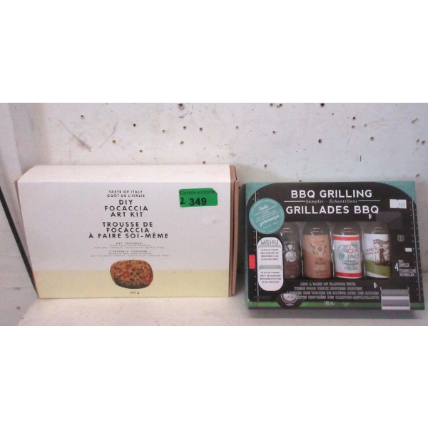 Focaccia Art Kit & Set of 4 BBQ Sauces