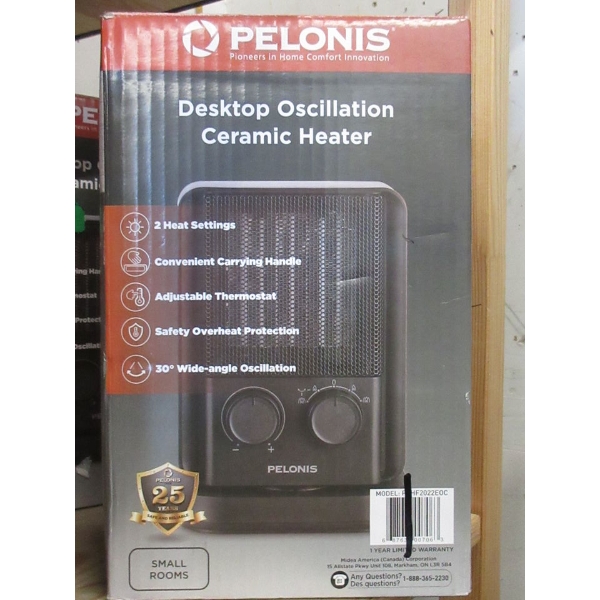 Pelonis Desktop Ceramic Oscillation Heater