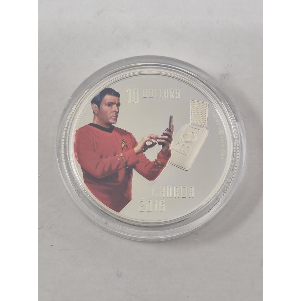 Half Oz .9999 Silver 2016 Star Trek: Scotty Coin 