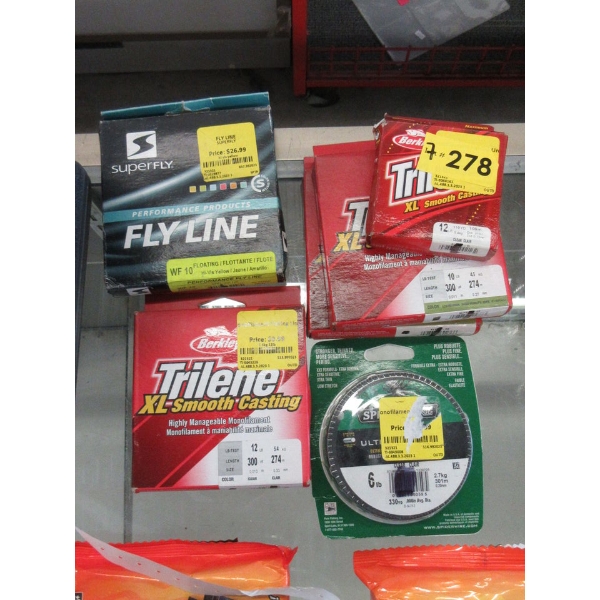 7 New Packs of Monofilament Fishing Line