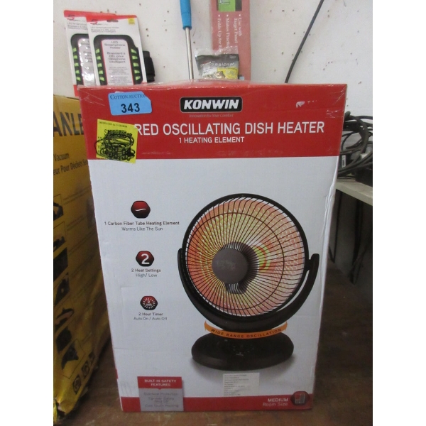 Konwin Infrared Oscillating Dish Heater 