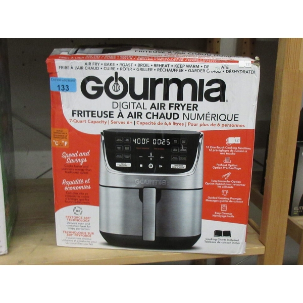 Gourmia 6.6 L Digital Air Fryer in Box