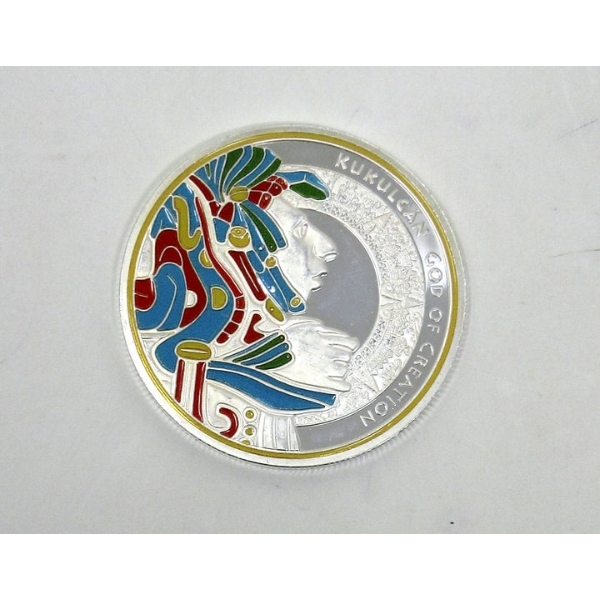 25 Gram .999 Silver 2015 Gods of Maya Series-Kukulcan Coin