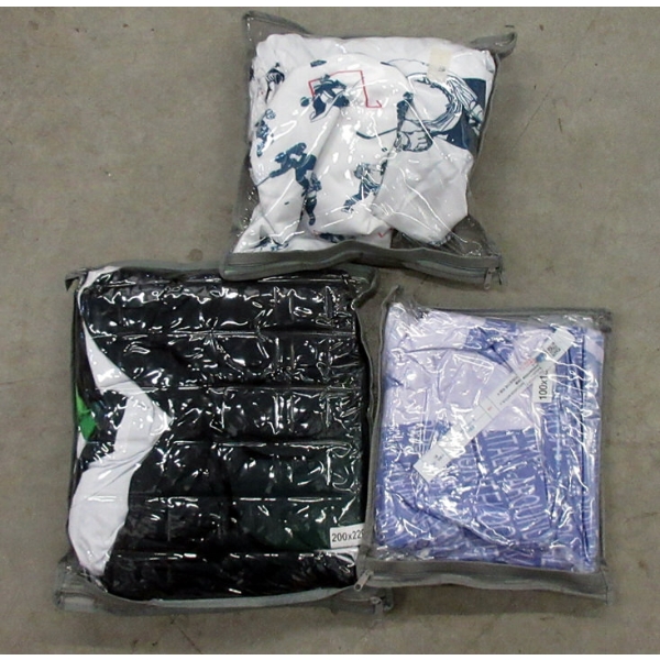 3 Assorted Twin Size Duvet Cover Sets
