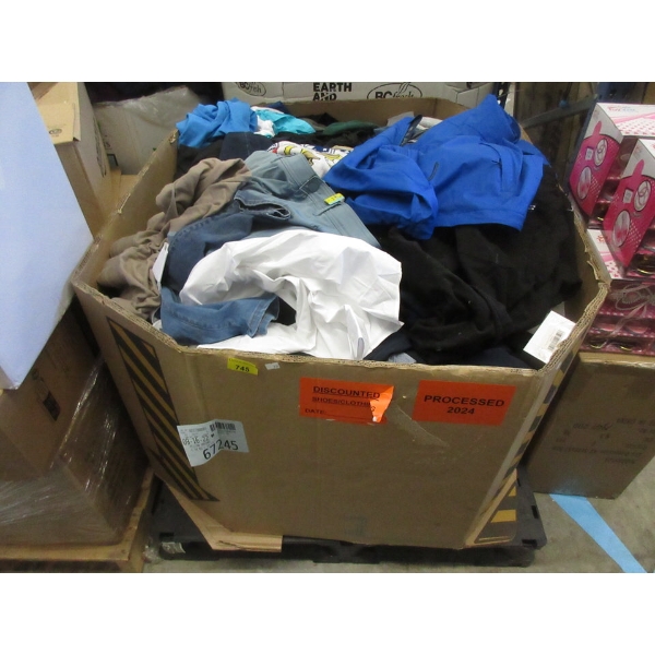 Skid of Overstock & Customer Return Clothing - As Is