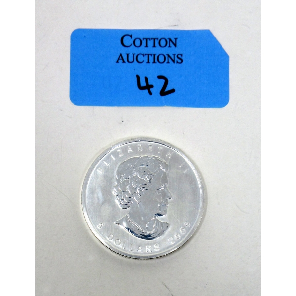 1 Oz .9999 Silver 2006 Canada Maple Leaf Coin 