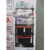Image 2 : Tuff Store 5-Tier Adjustable Black Resin Shelf