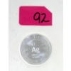 Image 1 : 1 Oz .999 Silver Elemetal Round