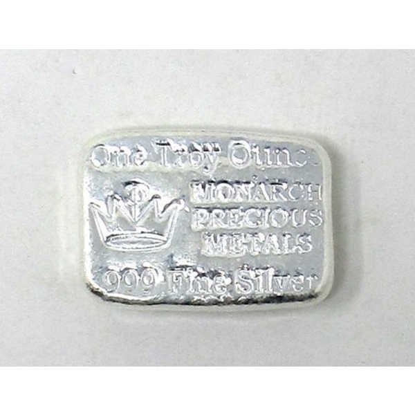 1 Oz .999 Silver Monarch Mint Bar 
