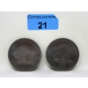 Image 1 : 2 x 1 Oz .999 Fine Titanium Buffalo USA Rounds