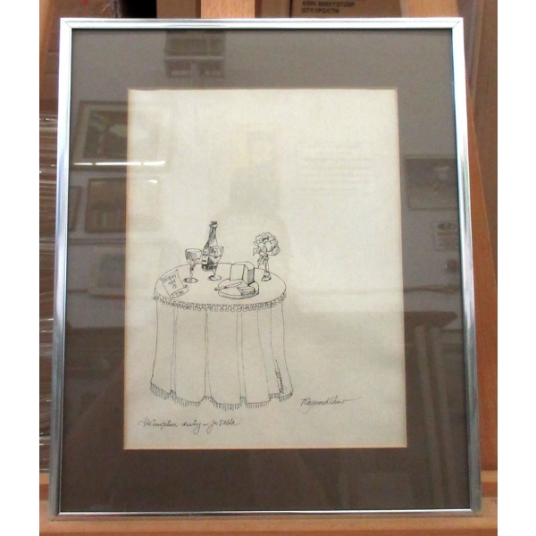 Original Raymond Chow Ink Drawing