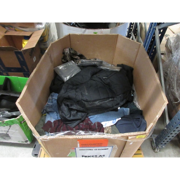 Skid of Overstock & Customer Return Clothing - As Is