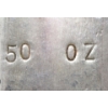 Image 3 : Rare 50 Oz .999+ Silver Johnson Matthey Bar 