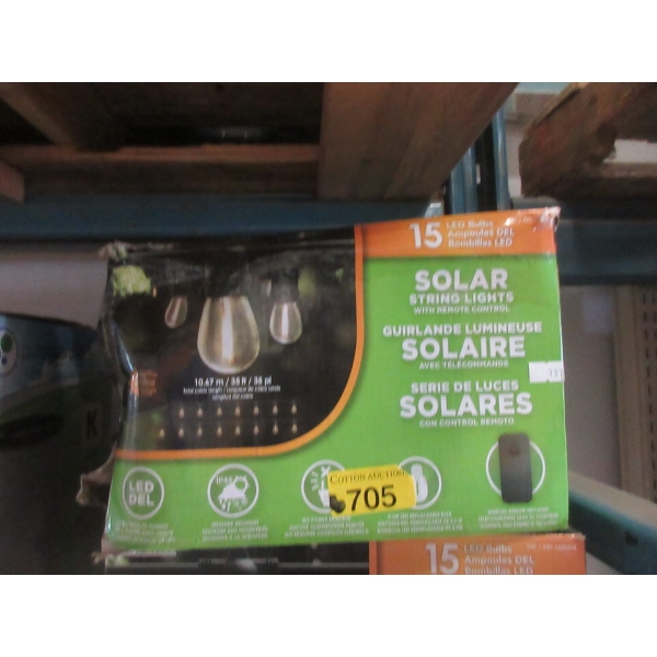 Sunforce 15 Bulb Solar String Light with Remote