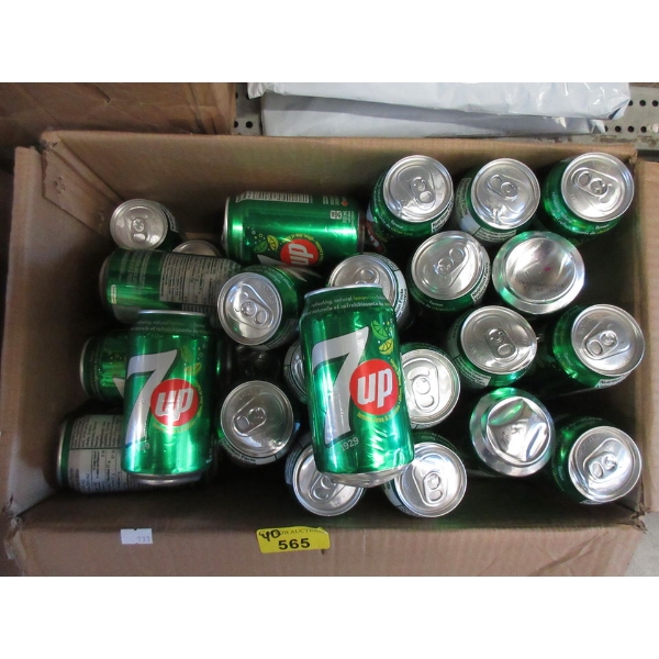 40 Dented Cans of 7Up Soda 