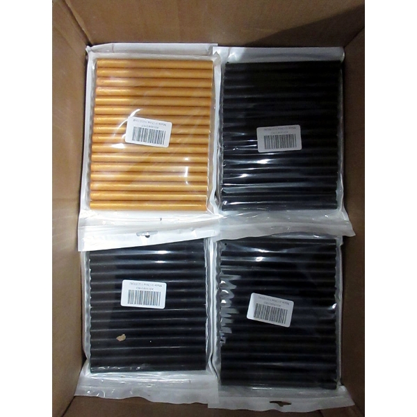 40 Bags of 16 Sealing Wax Sticks - Gold & Black