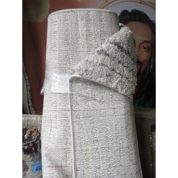 6' x 9' Two-Tone Grey Low Pile Area Carpet 