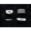Image 2 : 3 Silver Toe Rings & 5 Finger Rings - Preowned - As Is