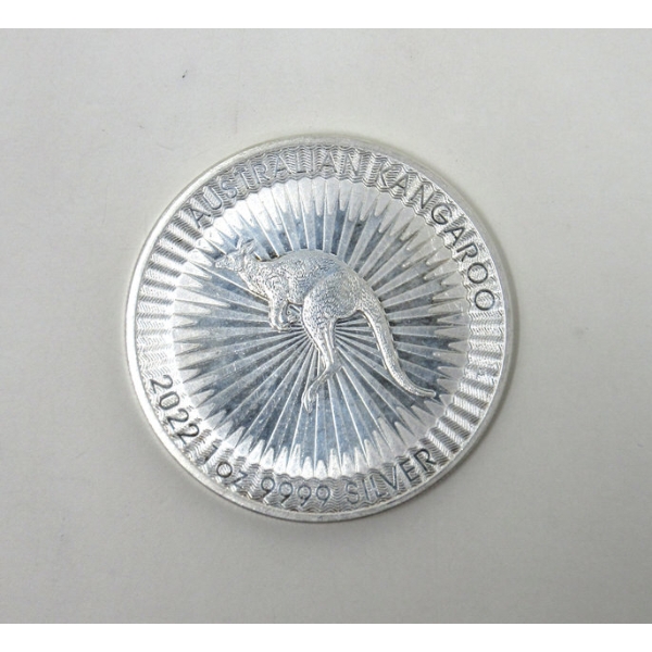 1 Oz .9999 Silver 2022 Australian Kangaroo Coin 