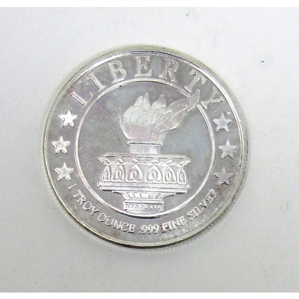 1 Troy Oz .999 Silver Liberty Round