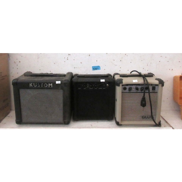 3 Assorted Guitar Amps - Preowned