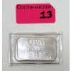 Image 1 : 1 Oz .9995 Silver OPM Recycled Sources Bar 