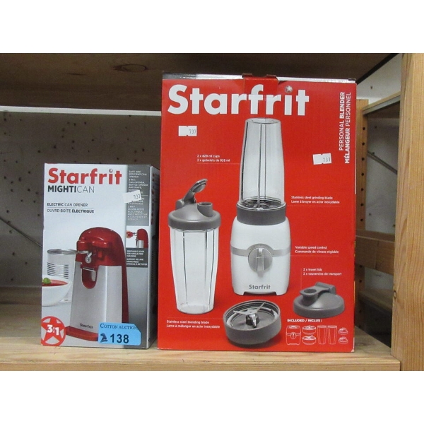 Starfrit Personal Blender & Electric Can Opener