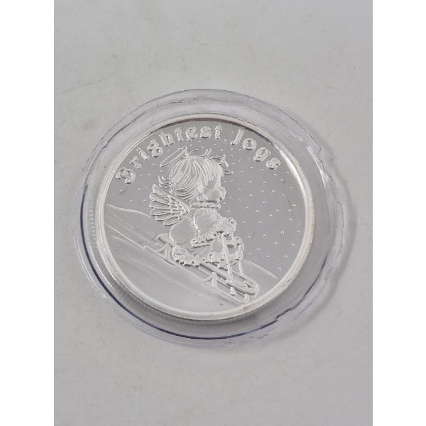 1 Oz .999 Silver Brightest Joys Art Round