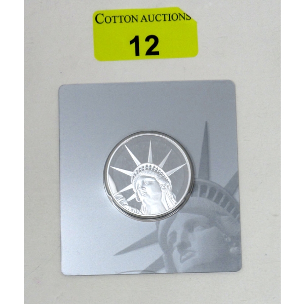 1.5 Oz .999 Silver Certified PAMP Suisse 2017 Liberty Coin 